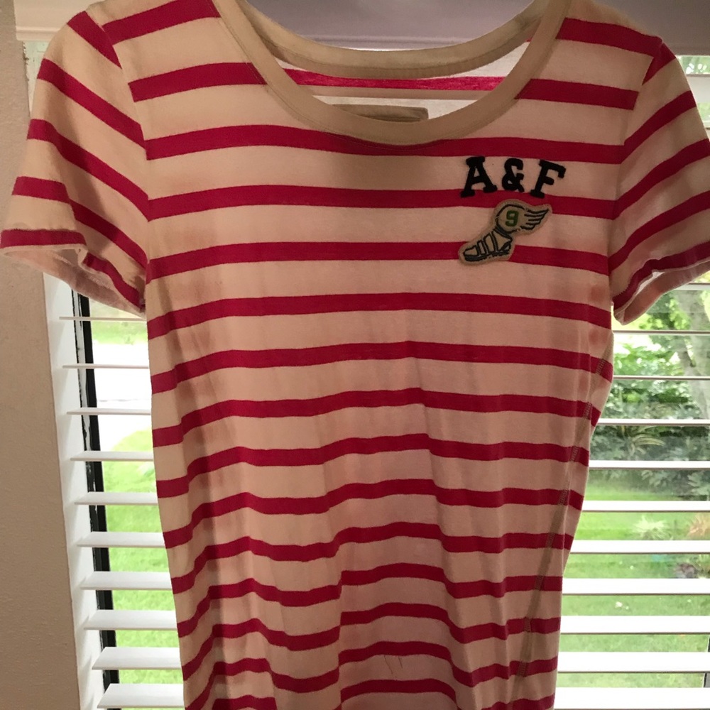 Women’s Striped A&F T-shirt